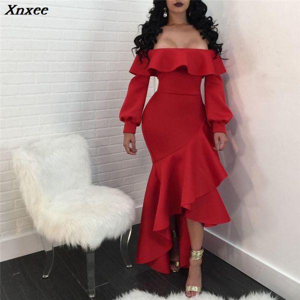 off the shoulder mermaid maxi dress women autumn winter long sleeve slash neck ruffle elegant evening prom party dresses, Black;pink
off the shoulder mermaid maxi dress women autumn winter long sleeve slash neck ruffle elegant evening prom party dresses, Black;pink