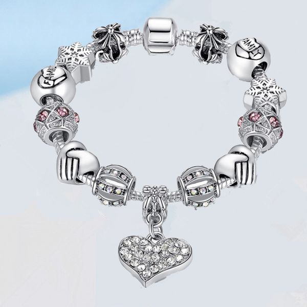 attractto silver heart& snowflake bracelets&bangles for women crystal unique bracelet charms valentine's day bracelet sbr190316
attractto silver heart& snowflake bracelets&bangles for women crystal unique bracelet charms valentine's day bracelet sbr190316