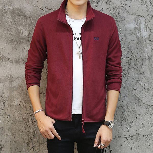 jacket men spring autumn fashion casual slim fit outerwear fleece men's jackets and coats clothing jaqueta masculina, Black;brown
jacket men spring autumn fashion casual slim fit outerwear fleece men's jackets and coats clothing jaqueta masculina, Black;brown