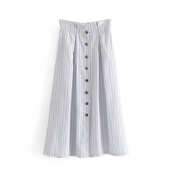 zxqj new women striped skirts 2019 stylish ladies chic high waist midi skirt button- girls street-wear jupe femme clothing, Black
zxqj new women striped skirts 2019 stylish ladies chic high waist midi skirt button- girls street-wear jupe femme clothing, Black