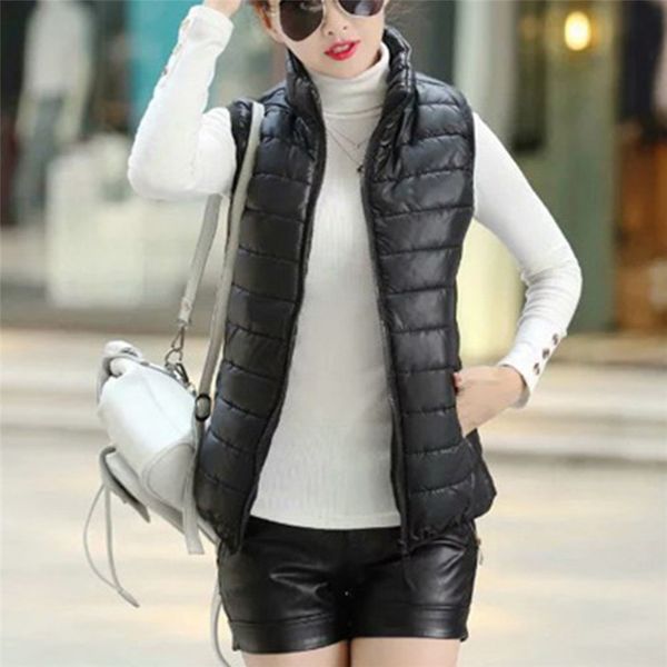 plus size autumn winter coat women ladies gilet colete feminino casual waistcoat female sleeveless cotton vest jacket, Black
plus size autumn winter coat women ladies gilet colete feminino casual waistcoat female sleeveless cotton vest jacket, Black