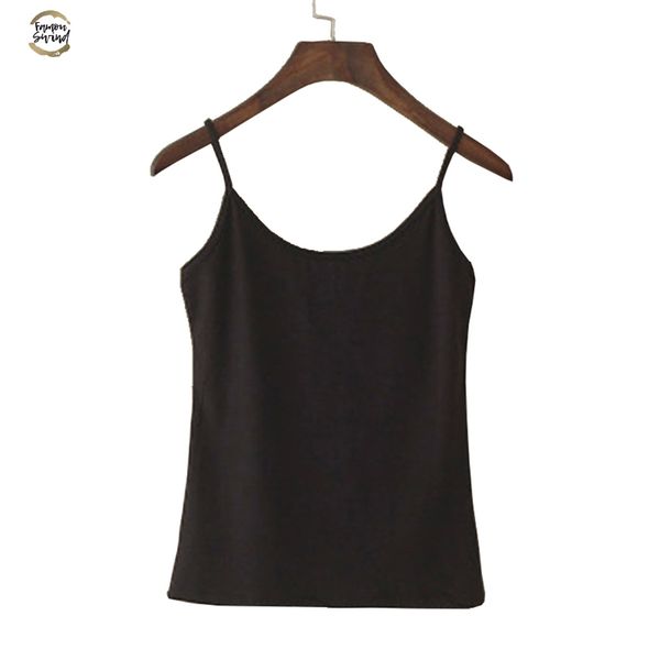 tank women summer casual camisoles women's t-shirt spaghetti strap cropped vest female camis fashion synthetic cotton, White
tank women summer casual camisoles women's t-shirt spaghetti strap cropped vest female camis fashion synthetic cotton, White