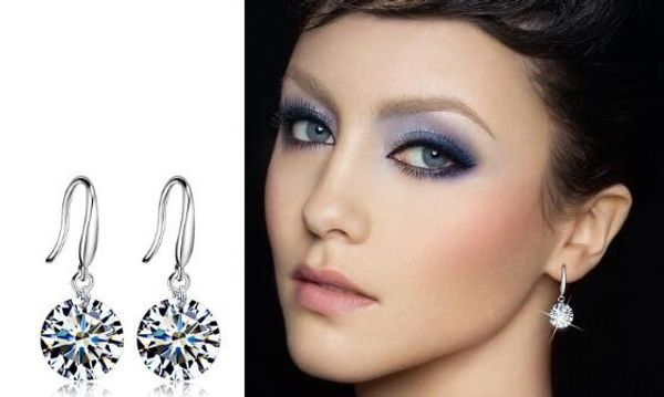new european and american fashion multicolor simple personality zircon earrings fashion classic refined elegance a, Silver
new european and american fashion multicolor simple personality zircon earrings fashion classic refined elegance a, Silver