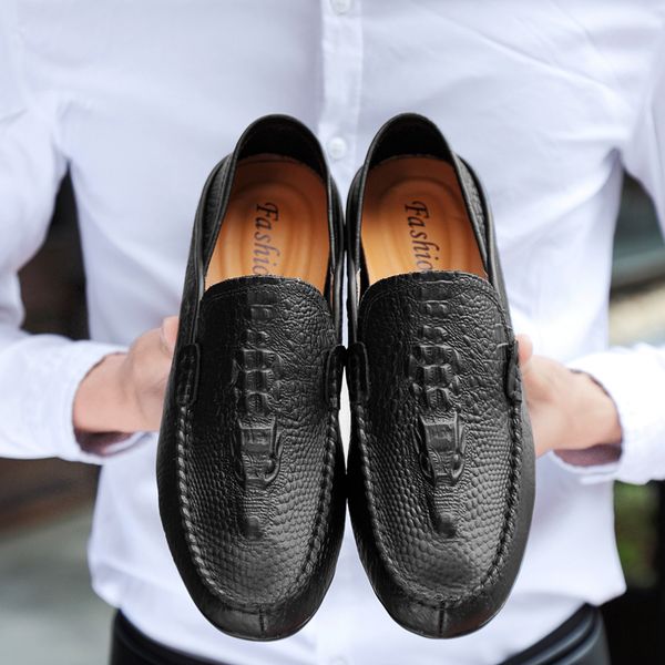 big size 36-56 men driving shoes genuine leather loafers solid comfortable shoes man rubber soles casual, Black
big size 36-56 men driving shoes genuine leather loafers solid comfortable shoes man rubber soles casual, Black
