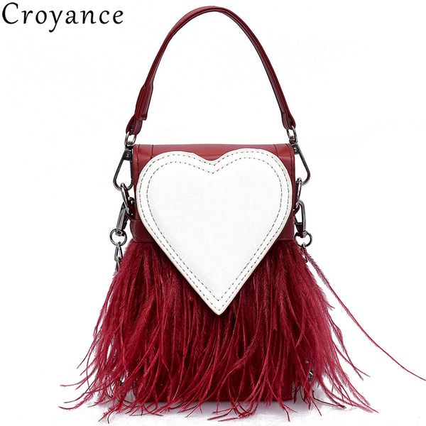 croyance cute women shoulder bag crossbody feather tassel heart messenger bags small pu leather handbag
croyance cute women shoulder bag crossbody feather tassel heart messenger bags small pu leather handbag