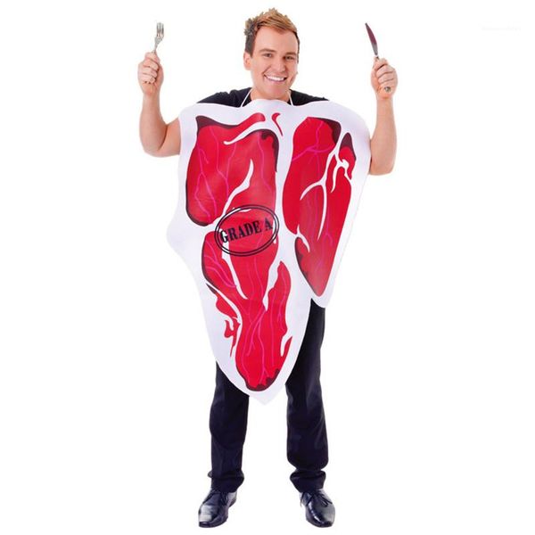 pattern food theme costume halloween and fancy dress party clothes cosplay mens designer clothes delicious steak, Black;red
pattern food theme costume halloween and fancy dress party clothes cosplay mens designer clothes delicious steak, Black;red