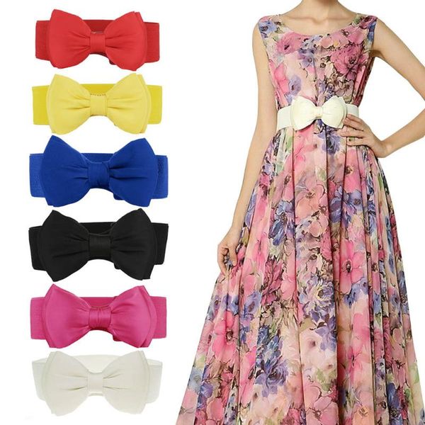 fashion womens chiffon bowknot elastic bow wide stretch bukle waistband waist belt 6 colors e2shopping xrq88, Black;brown
fashion womens chiffon bowknot elastic bow wide stretch bukle waistband waist belt 6 colors e2shopping xrq88, Black;brown