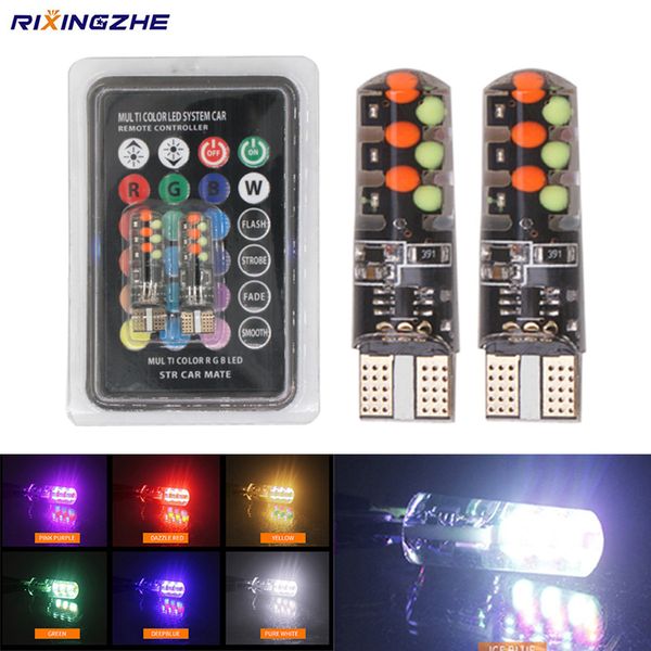rxz 50pcs t10 w5w rgb led192 168 18led canbus car clearance lights reading lights remote control strobe led car styling 12v
rxz 50pcs t10 w5w rgb led192 168 18led canbus car clearance lights reading lights remote control strobe led car styling 12v