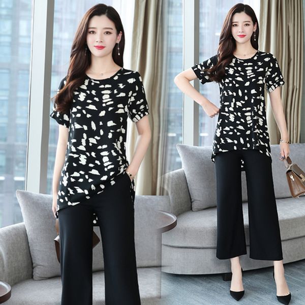 plus size 2 piece set women clothes 2020 floral print pants set retro ensemble femme deux pieces women's summer suit, White
plus size 2 piece set women clothes 2020 floral print pants set retro ensemble femme deux pieces women's summer suit, White
