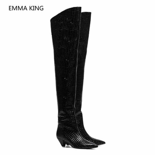 black polka dot women over the knee boots pointed toe spike heel designer shoes woman winter high heels female long knight boots
black polka dot women over the knee boots pointed toe spike heel designer shoes woman winter high heels female long knight boots