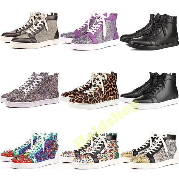 2019 designer brand studded spikes flats shoes red bottoms shoes luxury mens womens party lovers genuine leather sneakers 35-47
2019 designer brand studded spikes flats shoes red bottoms shoes luxury mens womens party lovers genuine leather sneakers 35-47