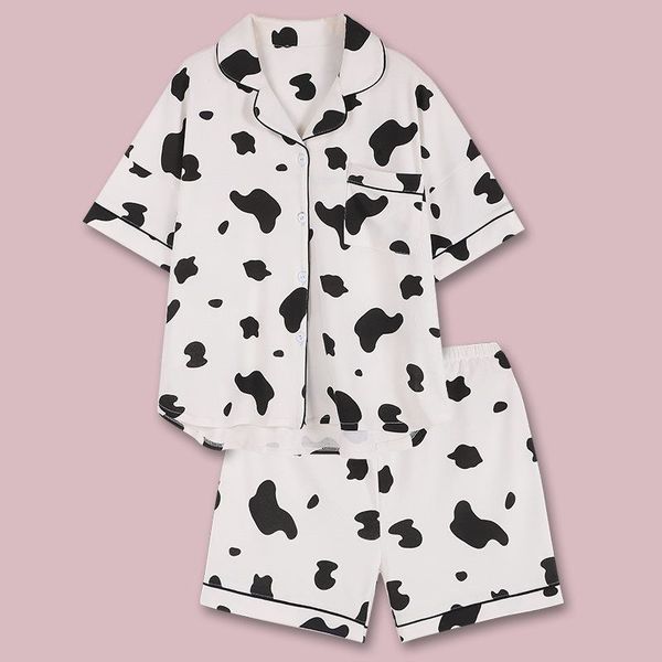 qweek cow print pajamas for women nightie pijamas home clothes for women pyjama femme 2020 cotton nightgowns summer, Blue;gray
qweek cow print pajamas for women nightie pijamas home clothes for women pyjama femme 2020 cotton nightgowns summer, Blue;gray