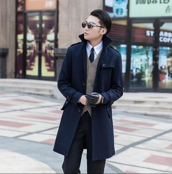 2017 new arrival wool coat men jackets and coats mens slim winter trench coats teenager outerwear fashion plus size s - 9xl, Black
2017 new arrival wool coat men jackets and coats mens slim winter trench coats teenager outerwear fashion plus size s - 9xl, Black