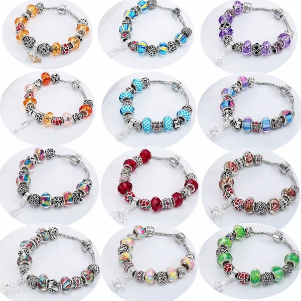 qiamni bohemian colorful crystal flower murano glass beads snake chain cuff bracelet bangles original handmade diy jewelry gift, Black
qiamni bohemian colorful crystal flower murano glass beads snake chain cuff bracelet bangles original handmade diy jewelry gift, Black
