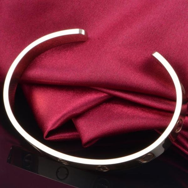 love bracelet wedding stainless steel gold silver rose gold bracelets width: 6.2mm wristband thin lovers bracelet women, Black
love bracelet wedding stainless steel gold silver rose gold bracelets width: 6.2mm wristband thin lovers bracelet women, Black