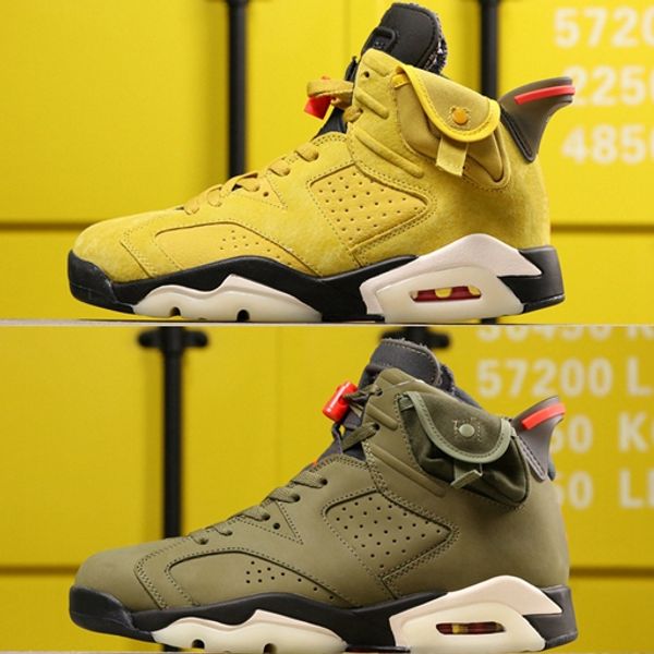 2020 travis scotts mens 6 6s basketball shoes cactus jack wheat yellow 3m medium olive green jumpman trainers zapatos des chaussures
2020 travis scotts mens 6 6s basketball shoes cactus jack wheat yellow 3m medium olive green jumpman trainers zapatos des chaussures