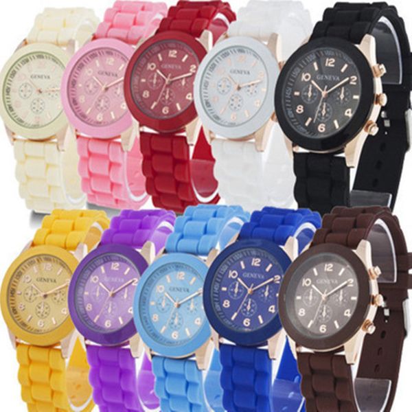 fashion watches 2019 brand new candy color wristwatches wholesale geneva analog display silicone jelly tone quartz watch dhl lw001, Slivery;brown
fashion watches 2019 brand new candy color wristwatches wholesale geneva analog display silicone jelly tone quartz watch dhl lw001, Slivery;brown