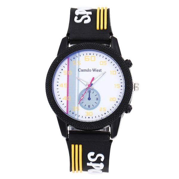 korean fashion colorful color student leisure watch fashion silicone men's blu-ray watch, Slivery;brown
korean fashion colorful color student leisure watch fashion silicone men's blu-ray watch, Slivery;brown