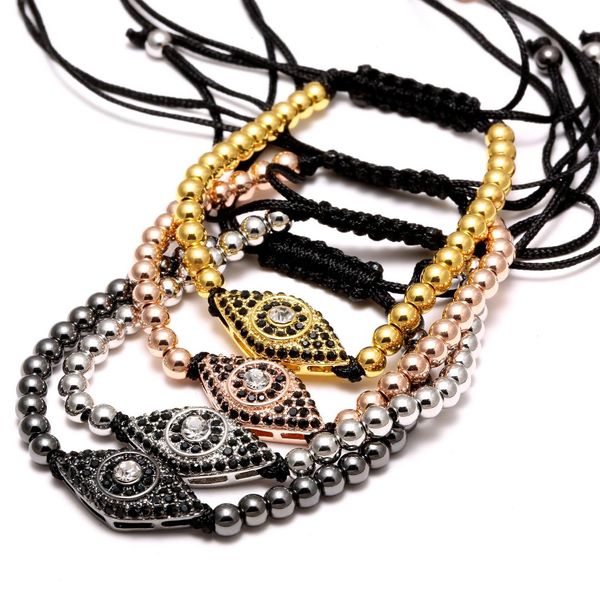 charm women bracelet fatima micro inlay zircon devil's eye bracelet 6mm gold black bead bracelets for men and women jewelry gift, Golden;silver
charm women bracelet fatima micro inlay zircon devil's eye bracelet 6mm gold black bead bracelets for men and women jewelry gift, Golden;silver