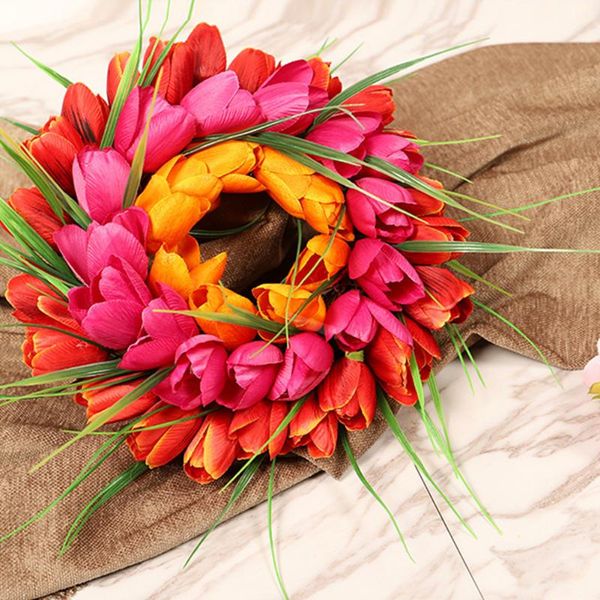 wall window simulate tulip wreath silk flower ornament home decoration lifelike garland hand made door hanging pendant party
wall window simulate tulip wreath silk flower ornament home decoration lifelike garland hand made door hanging pendant party