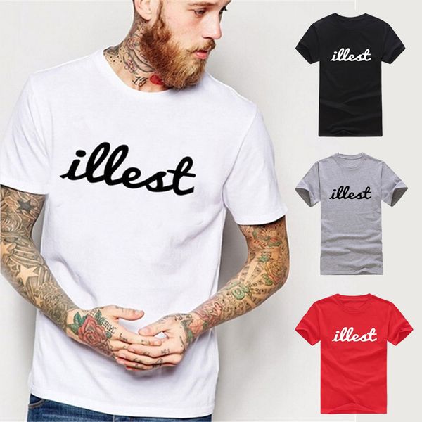 mens summer designer t shirt illest printed black white red grey 100% cotton casual crew neck short t shirt size s-3xl, White;black
mens summer designer t shirt illest printed black white red grey 100% cotton casual crew neck short t shirt size s-3xl, White;black