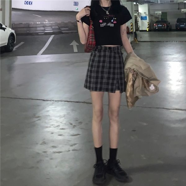 slim printed short-sleeved t-shirt + anti-light plaid trousers skirt separately slim printed short-sleeved t-shirt + anti-light plaid trouse, White
slim printed short-sleeved t-shirt + anti-light plaid trousers skirt separately slim printed short-sleeved t-shirt + anti-light plaid trouse, White