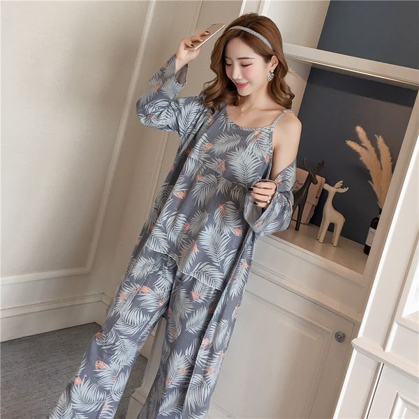 cotton robes sets for women 2018 new autumn winter fashion long sleeve pajama femme flower print bathrobe homewear home clothing, Black;red
cotton robes sets for women 2018 new autumn winter fashion long sleeve pajama femme flower print bathrobe homewear home clothing, Black;red