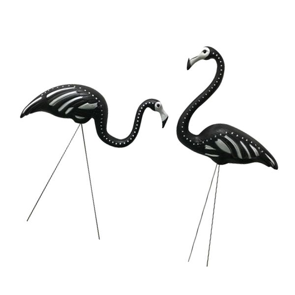 pack of 2, 30in large black skull flamingo yard ornament/ flamingo lawn ornaments/ink flamingo garden yard stakes
pack of 2, 30in large black skull flamingo yard ornament/ flamingo lawn ornaments/ink flamingo garden yard stakes