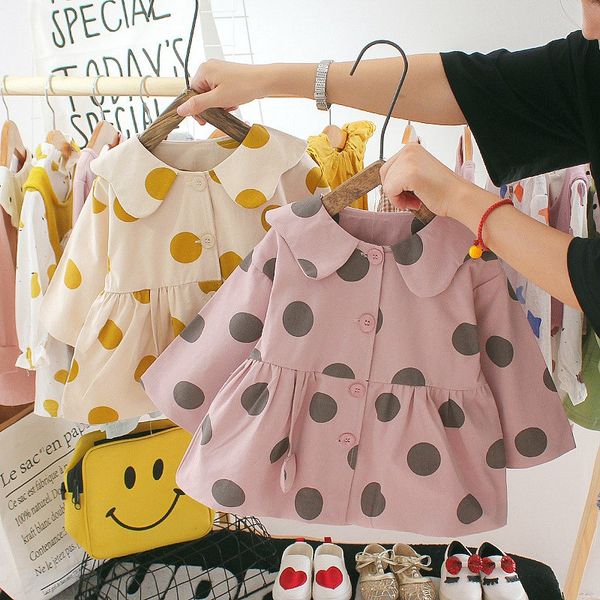 2019 fashion princess autumn coat casaco for baby girls kids infants children dot polka cardigan coats outwear jackets s9657, Blue;gray
2019 fashion princess autumn coat casaco for baby girls kids infants children dot polka cardigan coats outwear jackets s9657, Blue;gray