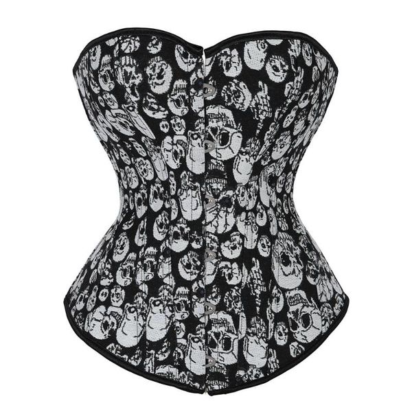 white skull print corset and bustier showgirl clubwear lace up boned waist slimming overbust corset lingerie top, Black;white
white skull print corset and bustier showgirl clubwear lace up boned waist slimming overbust corset lingerie top, Black;white