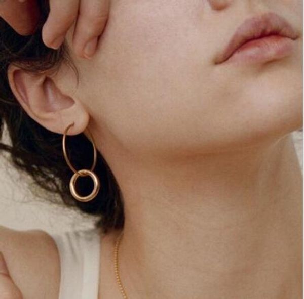 new fashion silver double round geometric hoop earrings for women gold small circle hoops earrings jewelry brincos 2020, Golden
new fashion silver double round geometric hoop earrings for women gold small circle hoops earrings jewelry brincos 2020, Golden