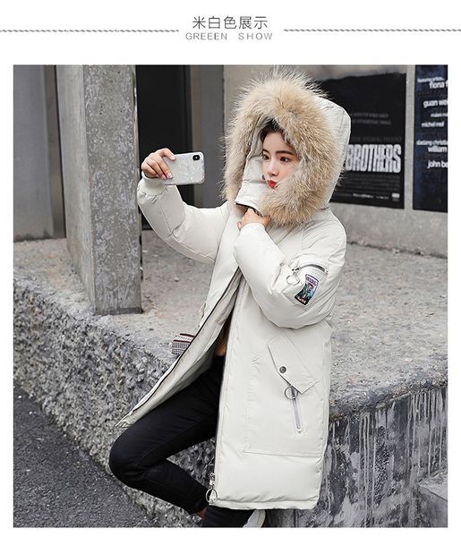 winter clothing new european and american version of bread clothes cotton women's long down jacket cotton padded jacket, Black
winter clothing new european and american version of bread clothes cotton women's long down jacket cotton padded jacket, Black