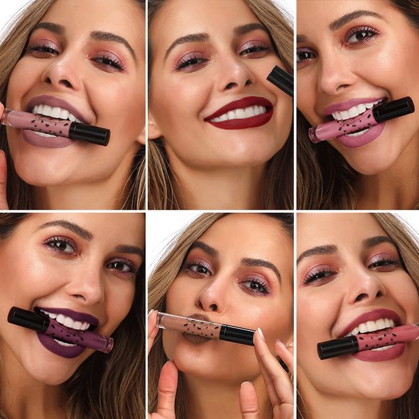 small black pattern lip glaze matte velvet lip gloss does not fade lipstick liquid lipstick suit foreign trade explosion models
small black pattern lip glaze matte velvet lip gloss does not fade lipstick liquid lipstick suit foreign trade explosion models