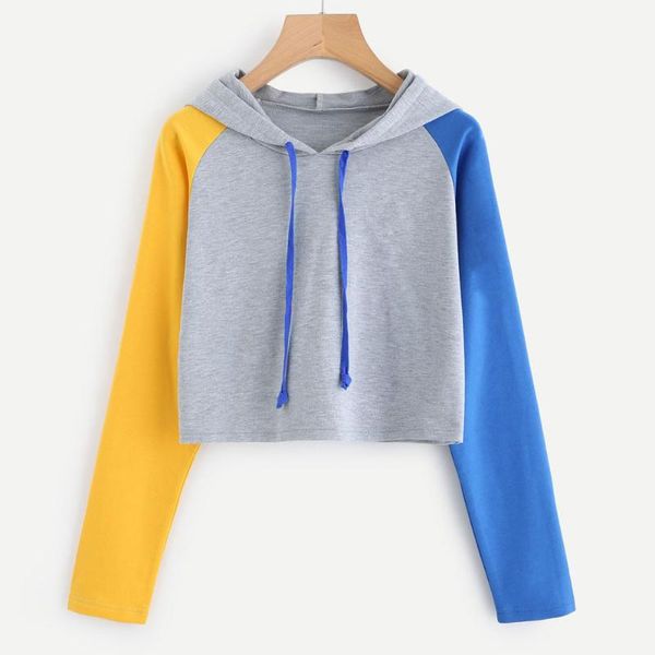 color block women crop hoodie sweatshirts teens girls pullover streetwear spring autumn long sleeve hoody shirts blouse, Black
color block women crop hoodie sweatshirts teens girls pullover streetwear spring autumn long sleeve hoody shirts blouse, Black