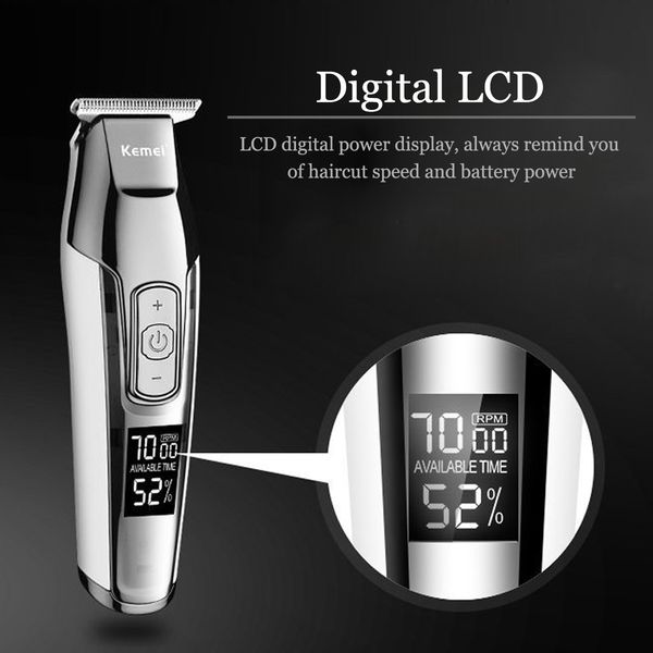 kemei electric hair clipper lcd display aparador de pelos men diy beard baldheaded trimmer km-5027 newclipper opaum
kemei electric hair clipper lcd display aparador de pelos men diy beard baldheaded trimmer km-5027 newclipper opaum