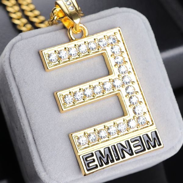 punk hip hop letter e pendants & necklaces long chain rhinestones statement necklace for men/women accessories gold/silver color
punk hip hop letter e pendants & necklaces long chain rhinestones statement necklace for men/women accessories gold/silver color