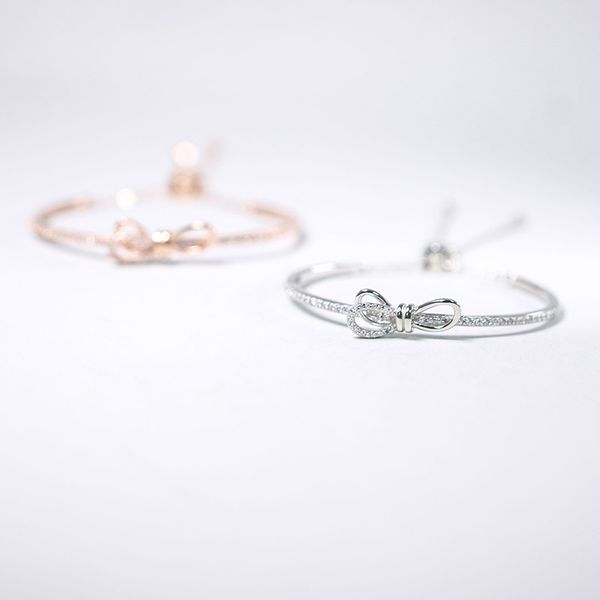 s925 sterling silver bow bracelet female fashion rose gold zircon diamond bracelet bracelet small red book recommended generation, Golden;silver
s925 sterling silver bow bracelet female fashion rose gold zircon diamond bracelet bracelet small red book recommended generation, Golden;silver