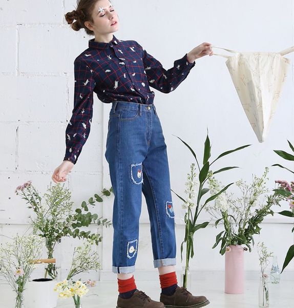harajuku womens jeans cute cartoon embroidery ladies straight trousers ladies long denim pants blue cheap
harajuku womens jeans cute cartoon embroidery ladies straight trousers ladies long denim pants blue cheap