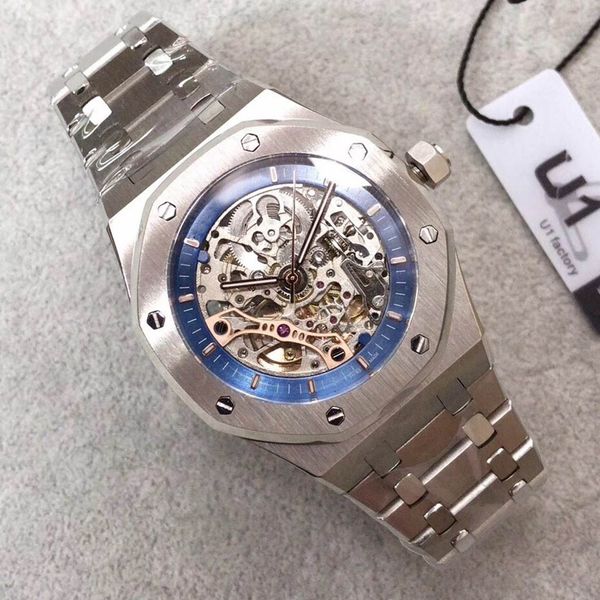 men's watch royal oak 15407st.oo.1220st.01 series 41mm hollow skeleton dial multi-color mens wristwatch, Slivery;brown
men's watch royal oak 15407st.oo.1220st.01 series 41mm hollow skeleton dial multi-color mens wristwatch, Slivery;brown