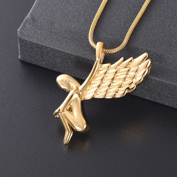 lkj10073 urns for human ashes necklace cremation pendant urn box fairy with wings sleeping shape four colors wholesale and retail, Silver
lkj10073 urns for human ashes necklace cremation pendant urn box fairy with wings sleeping shape four colors wholesale and retail, Silver