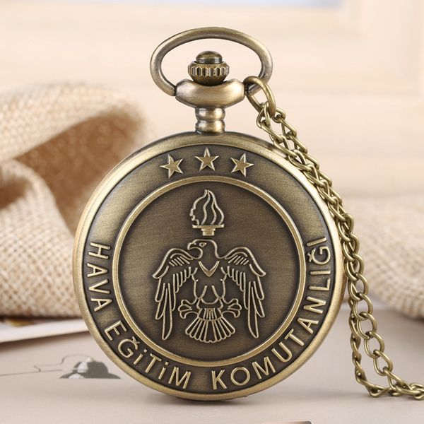 bronze eagle pattern quartz pocket watch men turkish training command clock necklace pendant boys gifts + 80cm chain, Slivery;golden
bronze eagle pattern quartz pocket watch men turkish training command clock necklace pendant boys gifts + 80cm chain, Slivery;golden
