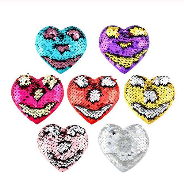 fashion cute heart design scales sequins hair bow women hairpins girl hair clips kids headwear accessories 2color change, Slivery;white 
fashion cute heart design scales sequins hair bow women hairpins girl hair clips kids headwear accessories 2color change, Slivery;white