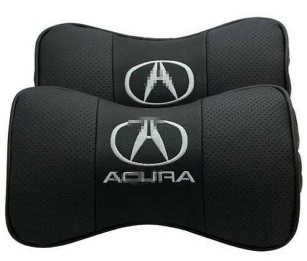 2pcs car headrest pillow black leather look seat neck rest cushion for acura
2pcs car headrest pillow black leather look seat neck rest cushion for acura