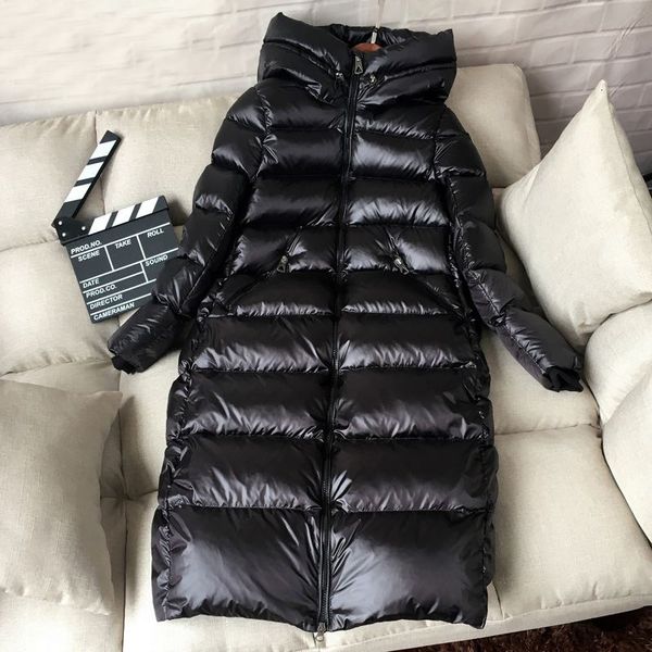 2020 winter long down parka 90% white duck down jacket women thick warm long winter coat women hooded female winter down jacket, Black
2020 winter long down parka 90% white duck down jacket women thick warm long winter coat women hooded female winter down jacket, Black