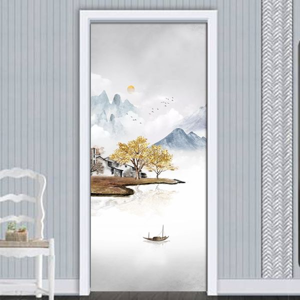pvc waterproof self-adhesive 3d door sticker chinese landscape scenery retro decal parlor bedroom door decor wall sticker mural
pvc waterproof self-adhesive 3d door sticker chinese landscape scenery retro decal parlor bedroom door decor wall sticker mural