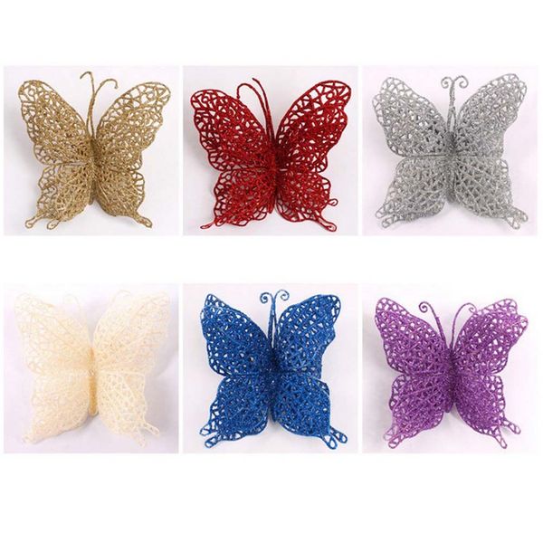 6 x christmas butterfly 3"/8cm christmas decorations tree ornaments wedding party decorations
6 x christmas butterfly 3"/8cm christmas decorations tree ornaments wedding party decorations