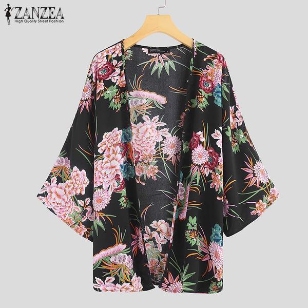 s 5xl 2020 summer floral print cardigan fashion beach cover up blouse zanzea women short sleeve party kimono shirt tunic, White
s 5xl 2020 summer floral print cardigan fashion beach cover up blouse zanzea women short sleeve party kimono shirt tunic, White