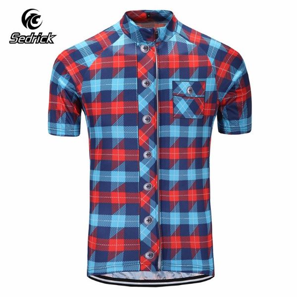 sedrick brand quick dry breathable cycling jersey short sleeve summer men's shirt bicycle wear racing bike cycling clothing, Black;red
sedrick brand quick dry breathable cycling jersey short sleeve summer men's shirt bicycle wear racing bike cycling clothing, Black;red