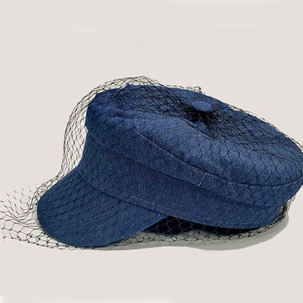 vintage cotton mesh octagonal hats elegant fashion denim british hats for men and women trend design sunscreen sun, Blue;gray
vintage cotton mesh octagonal hats elegant fashion denim british hats for men and women trend design sunscreen sun, Blue;gray
