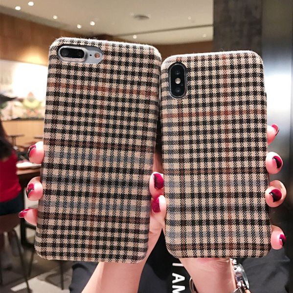 creative cloth grid winter flannelette phone case for apple 11pro max 6 7 8 plus back cover fabric protective shell
creative cloth grid winter flannelette phone case for apple 11pro max 6 7 8 plus back cover fabric protective shell